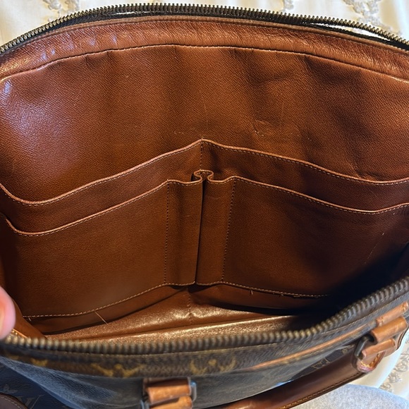 Authentic Louis Vuitton Monogram Briefcase Laptop Travel Bag Tote - Picture 13 of 16